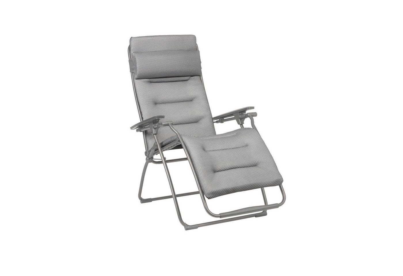 Lafuma Mobilier Gartenstuhl Futura (Gartenliege, Liegestuhl, Outdoor-Textilgewebe BeComfort), Zero-Gravity-Relaxliege, Clip-System, bis 140 kg belastbar